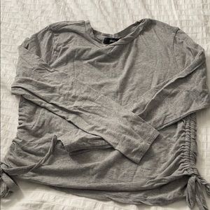 Scrunch grey blouse